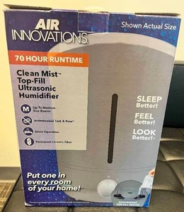 lot 313 image: Clean Mist-Top-Fill Ultrasonic Humidifier
