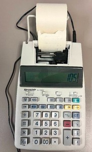 lot 320 image: Sharp EL-1750V Printing Calculator