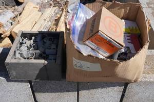 lot 312 image: Assorted Electrical - Wing-Nuts, Outlet Boxes, Brackets