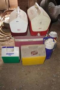 lot 252 image: Assorted Coolers and Water Coolers
