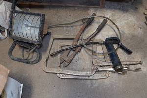 lot 495 image: Work Light, Clamps and Bolt Cutters