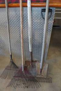 lot 388 image: Shovels and Rakes