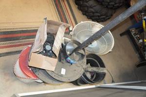 lot 403 image: Assorted Ice Fishing - Hole Sleeves, Minnow Buckets