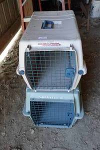 lot 231 image: 2 Medium Sized Pet Kennels