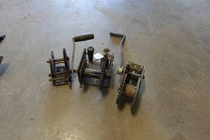 lot 501 image: 3 Hand Winches