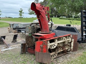 lot 5A image: McKee Snolander 5200 Snowblower Attachment for Skidsteer