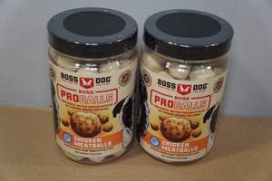 lot 131 image: 2 Boss Dog ProBalls Freeze Dried Raw Treats for Dogs - 6oz