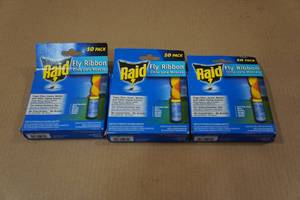 lot 134 image: 3 Raid Fly Ribbon 10-Packs