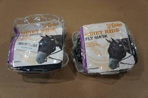 lot 138 image: 2 Cashel Quiet Ride Fly Masks - ArabSmall Horse