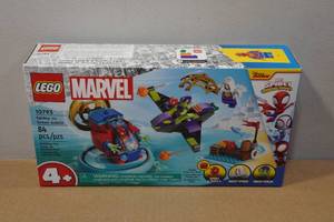 lot 155 image: Lego Marvel Spidey Vs Green Goblin 84 Piece Building Set