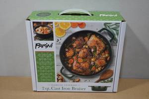 lot 159 image: Parini 2-Quart Cast Iron Braiser