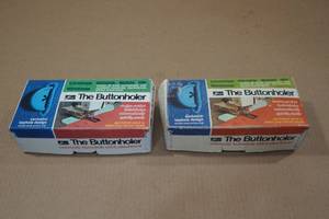 lot 217 image: 2 Buttonhole Automatic Buttonhole Stitch Attachment