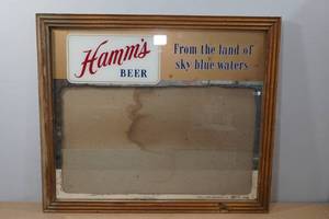 lot 221 image: Framed Hamms Beer Sign