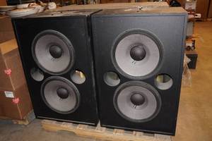 *2* JBL 4648A-8 Professional Series Low Frequency Theater Cabinet Speakers