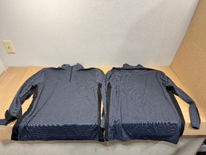lot 83 image: 2 Ultra Cooling Quarter Zip Shirts - Large