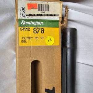 lot 31 image: Remington 870 Barrel, 12 Ga, 26, As New