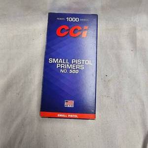 lot 36 image: CCI Small Pistol Primers, Qty 1000