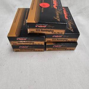 lot 41 image: PMC 223 FMJ, Lot of 5 Boxes