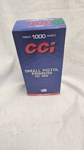 lot 38 image: CCI Small Pistol Primers, Qty 1000