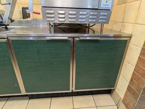 lot 26 image: DUKE STAINLESS STEEL WORKTOP 2 DOOR COOLER