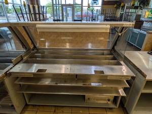 lot 32 image: DUKES STAINLESS STEEL REFRIGERATED SANDWICH STATION