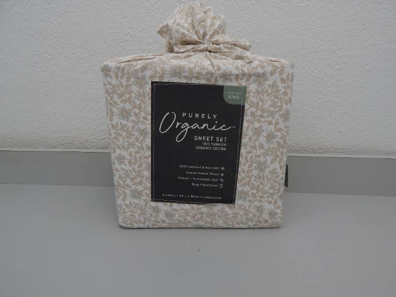 lot 53 image: King- 6 Piece sheet set Turkish cotton