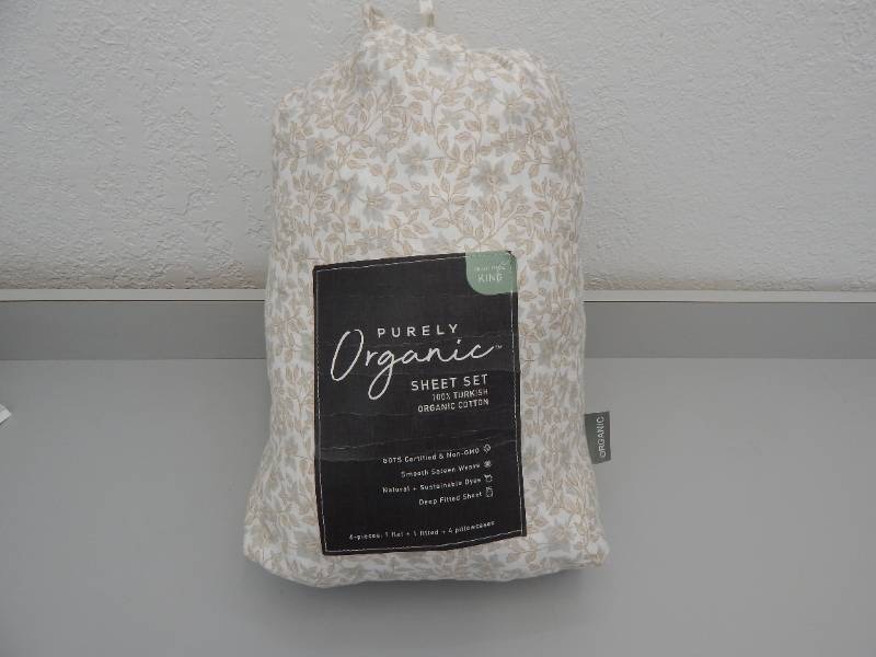 lot 65 image: King- 6 Piece sheet set, Turkish Cotton