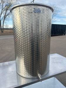 Zottel 300 L Open Wine Vessel, SS 304, High-Gloss