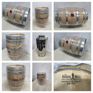 lot 8 image: (16) New Oak Barrels  15 gal Char-3 & 10 gal Char-4