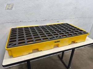 lot 40 image: Global 2-Drum Spill Containment Tray 50 in x 25 in