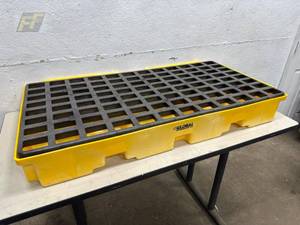lot 41 image: Global 2-Drum Spill Containment Tray 50 in x 25 in