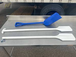 lot 57 image: (3) REMCO Mash Paddles & Shovel