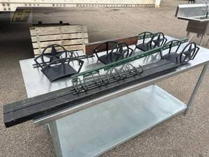 lot 61 image: Assorted Wood & Metal Wall Dcor & Fixtures