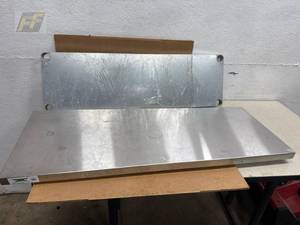 lot 66 image: (2) Regency NSF Stainless Shelves 48in wLegs