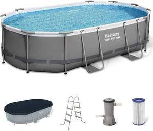 Bestway Power Steel Rectangular Above Ground Pool