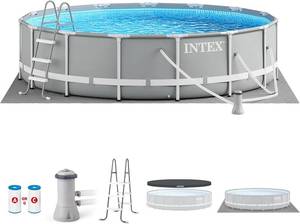 lot 5 image: Intex Prism Frame Pool Set