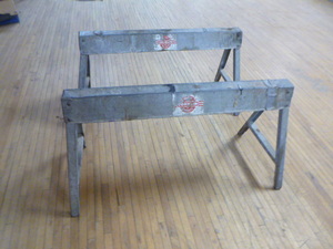 lot 24 image: Set of Conklin Saw Horses