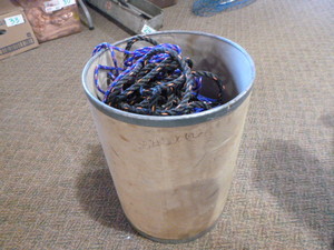 lot 73 image: Barrel of Rope and Straps