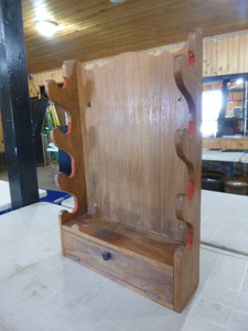 lot 74 image: Wooden Gun Rack