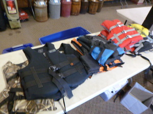 lot 78 image: Large Lot of Life Jackets