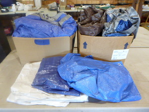 lot 100 image: 8 Tarps