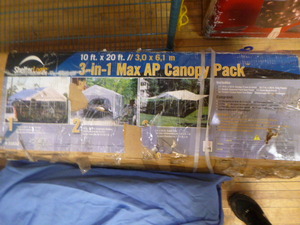 lot 6 image: Shelter Logic 3in-1 Max AP Canopy Pack