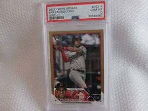 lot 8 image: 2023 Topps Update Brayan Rocchio Go...