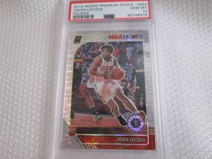 lot 13 image: 2019 Hoops Premium Stock Jalen Lecq...