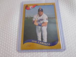 lot 23 image: 2002 Topps Jose Canseco Card...