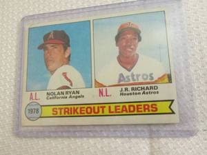 lot 27 image: 1979 Topps Strikeout Leaders Nolan ...