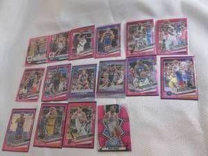 lot 34 image: Panini Pink Basketball Cards...
