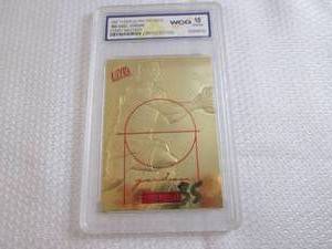 lot 59 image: 1997 Fleer Ultra 23 K Gold Michael ...