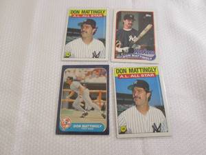 lot 75 image: Don Mattingly Cards...
