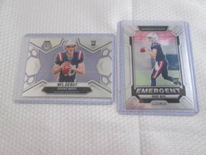 lot 105 image: Drake Maye Rookie Cards...